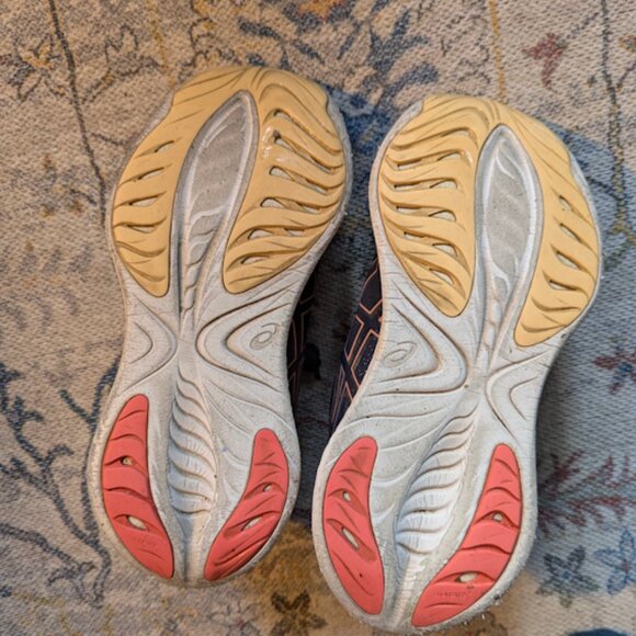 Asics Gel Women's US Size 9 Running Shoes Navy/Pink - Picture 5 of 5